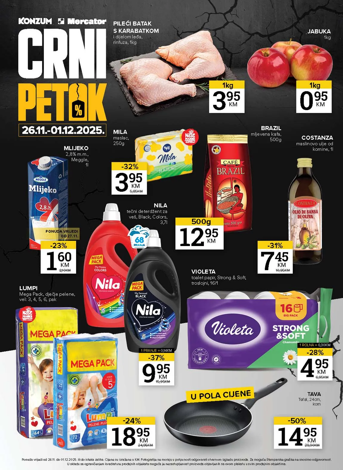 Mercator akcija Konzum katalog Konzum akcija Mercator katalog