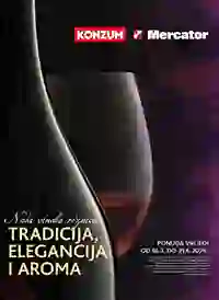 Konzum i Mercator akcija Vinska riznica – katalog ponuda do 21.06.2026