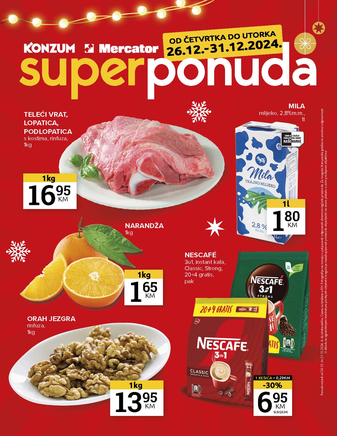 super akcija Konzum i Mercator