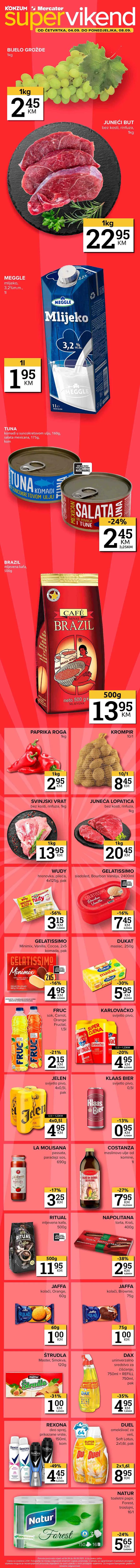 super akcija Konzum i Mercator