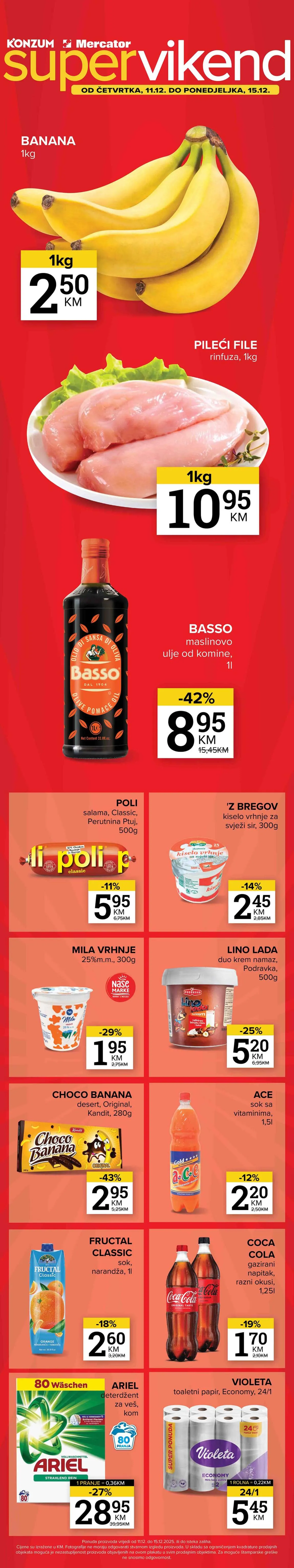 super akcija Konzum i Mercator