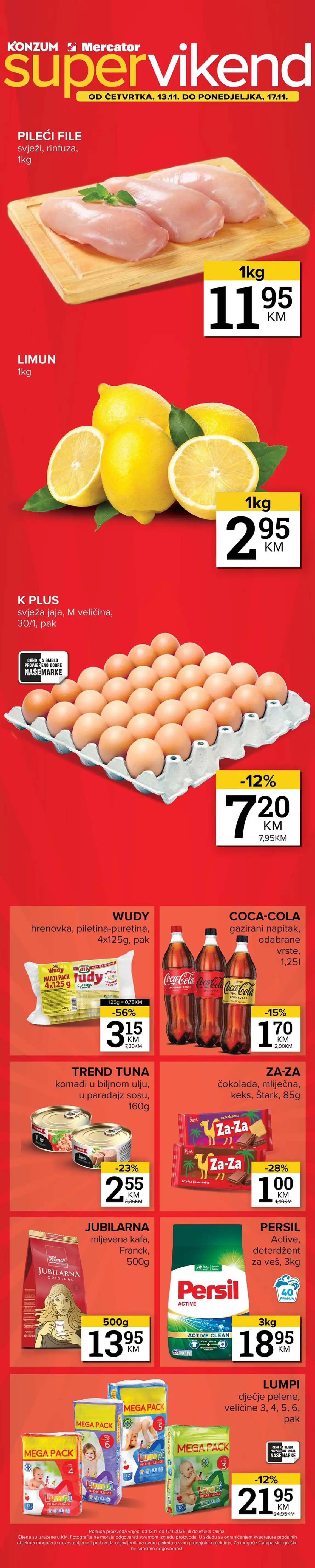 super akcija Konzum i Mercator