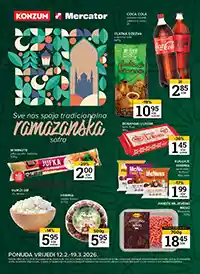 Konzum i Mercator – Sve nas spaja tradicionalna Ramazanska sofra sniženja do 19. marta 2026. 