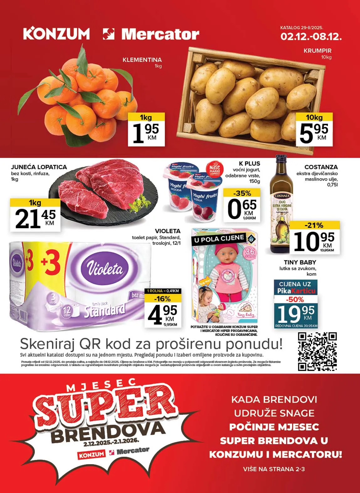 Mercator akcija Konzum katalog Konzum akcija Mercator katalog