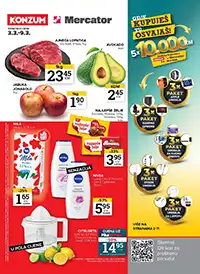 Konzum i Mercator akcija i katalog sniženja do 09.03.2026