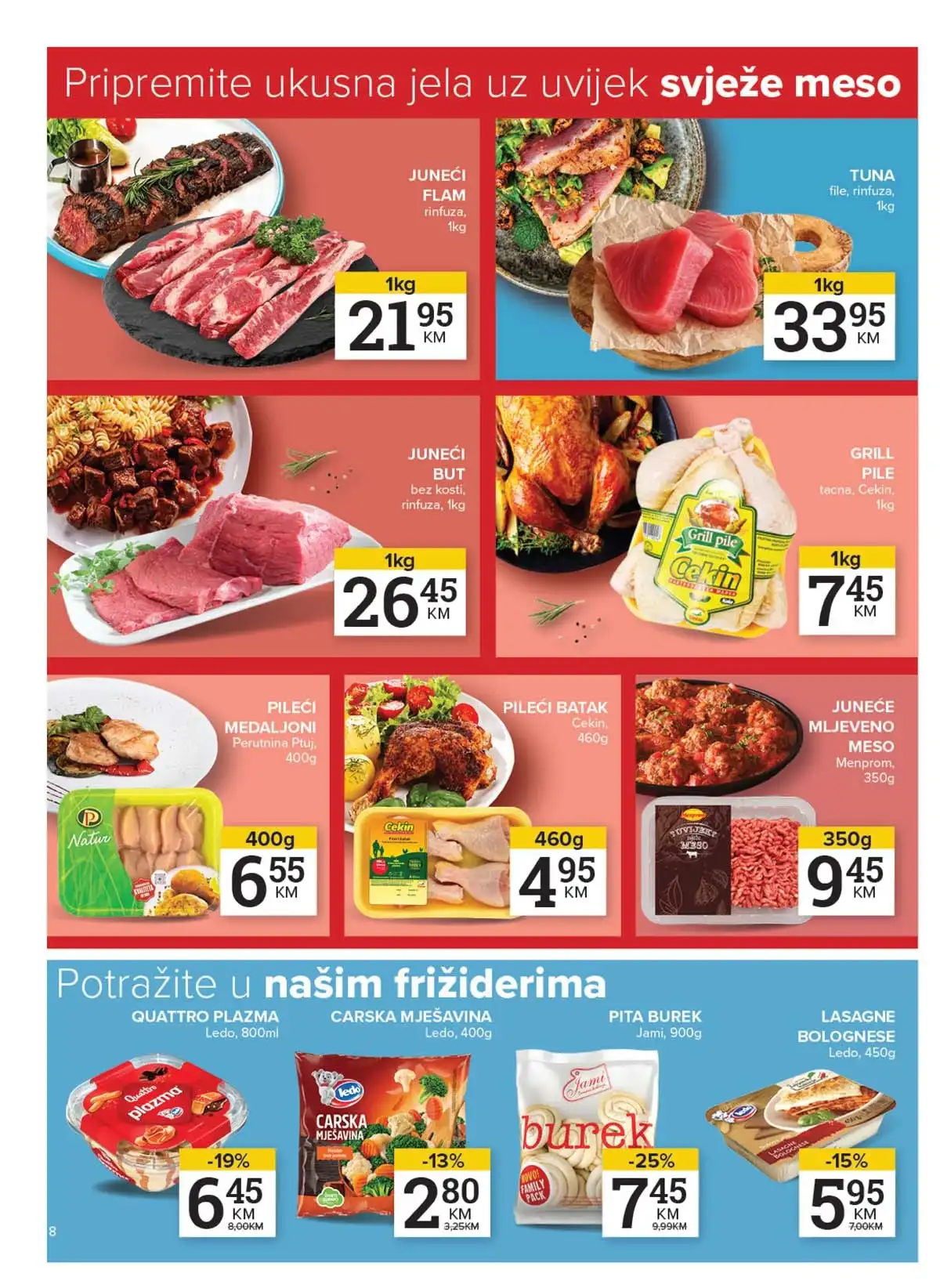 Konzum i Mercator katalog sniženja – strana 8 Konzum i Mercator akcija katalog sniženja do 04. aprila 2026 – strana 8