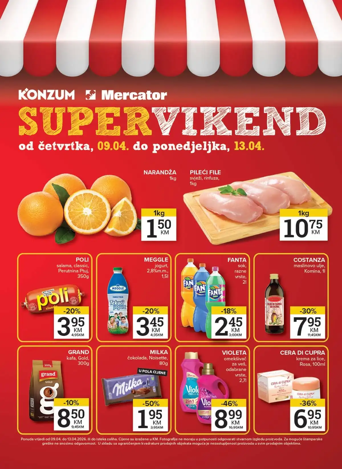Konzum i Mercator akcija katalog sniženja do 04. aprila 2026 – strana 40
