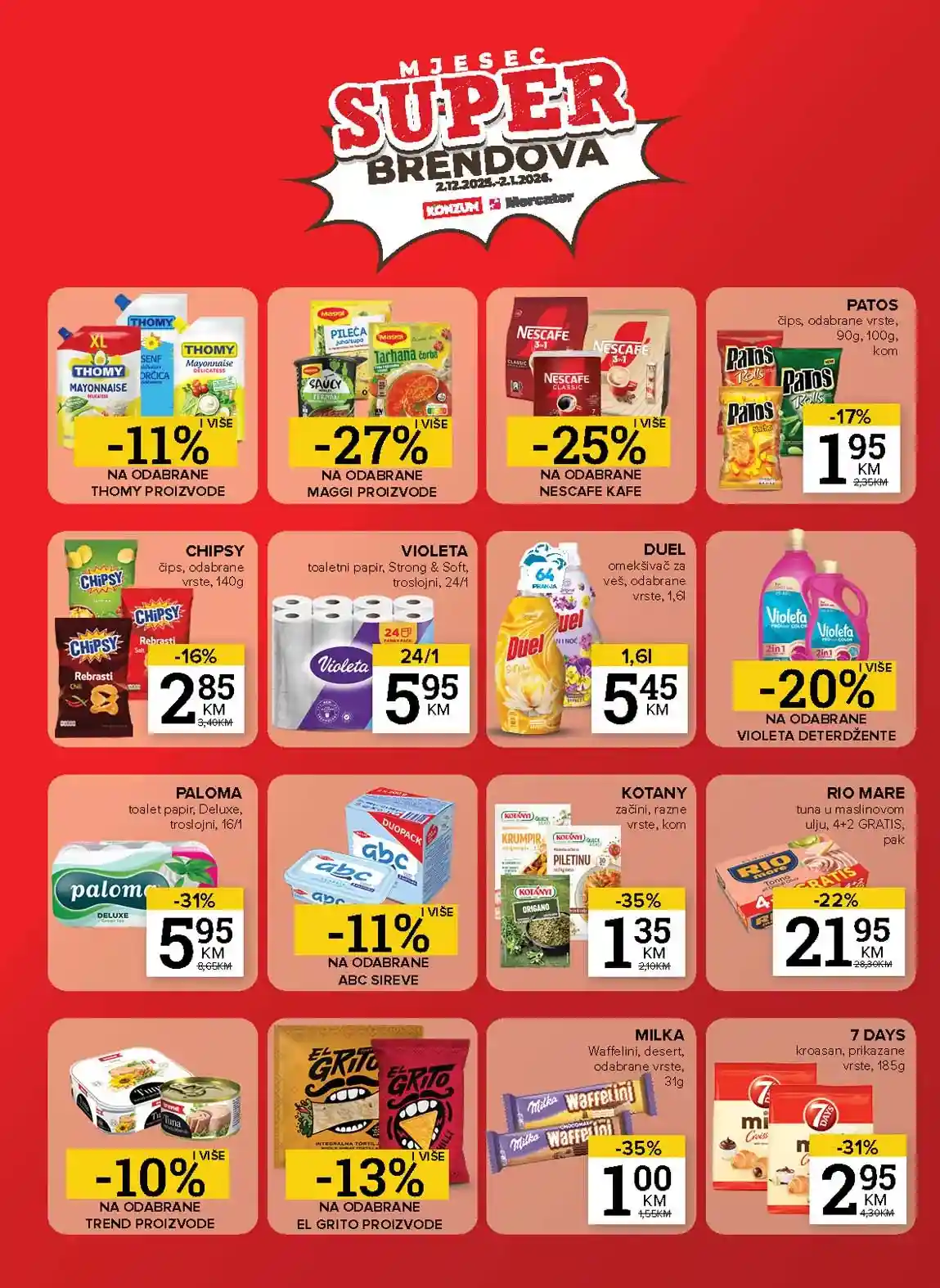 Konzum akcija Mercator katalog