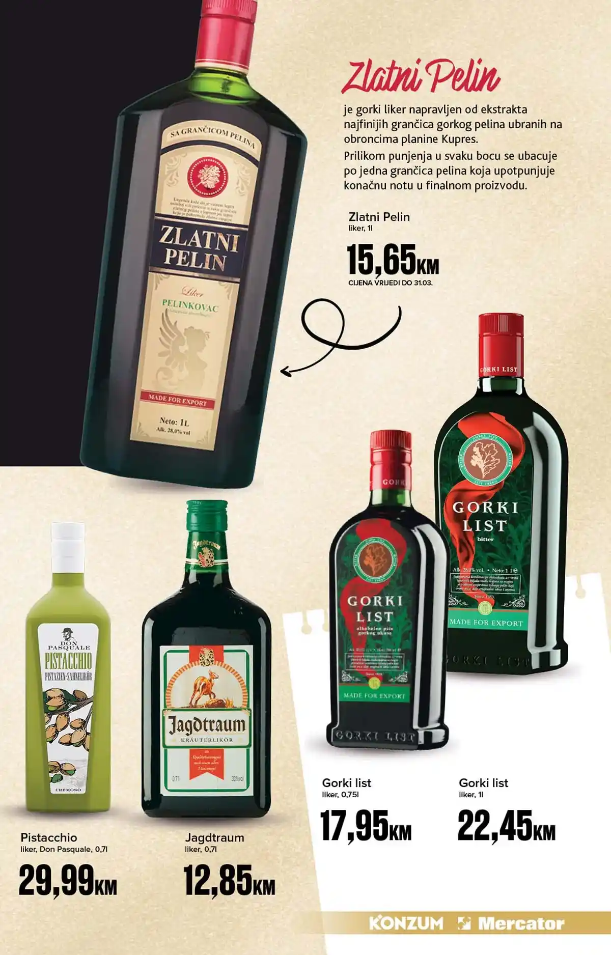 Konzum i Mercator katalog pića strana 7