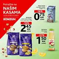 KONZUM i MERCATOR Akcija Top prodaja na kasama sniženja do 05.11.2025.