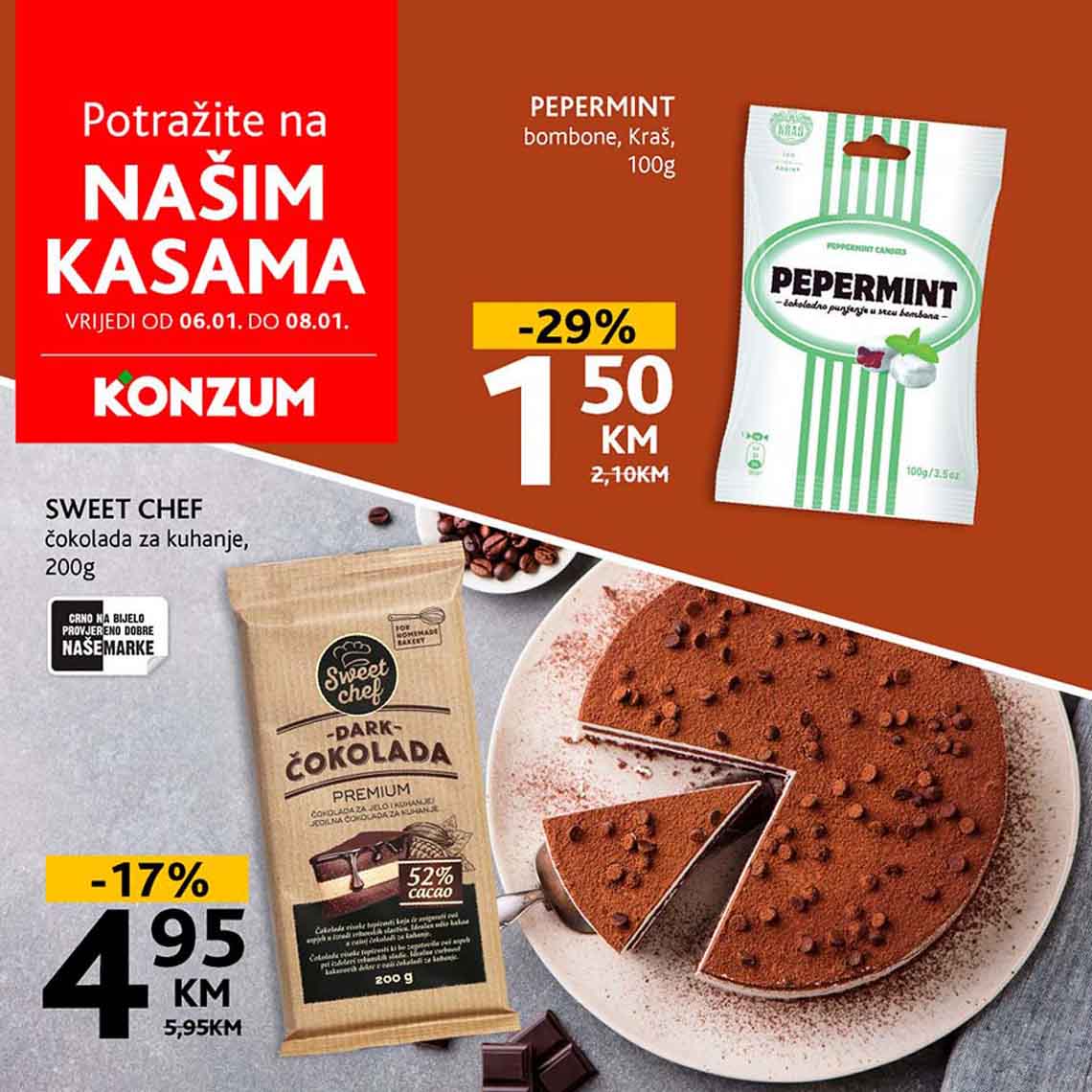 konzum sniženja na kasama