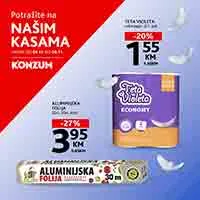 KONZUM i MERCATOR Akcija Top prodaja na kasama sniženja do 09.11.2025.