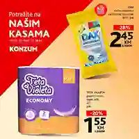 Konzum & Mercator – Top prodaja na kasama, sniženja do 18. januara 2026