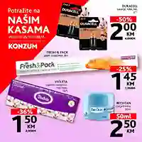 KONZUM i MERCATOR Akcija Top prodaja na kasama sniženja do 23.11.2025.