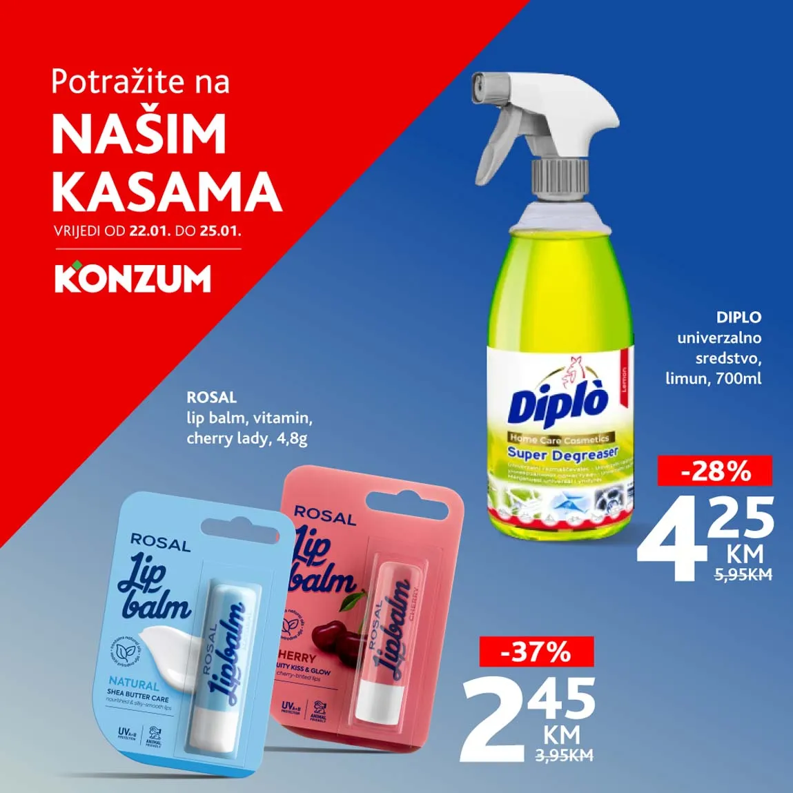 konzum sniženja na kasama
