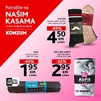 KONZUM i MERCATOR Akcija Top prodaja na kasama sniženja