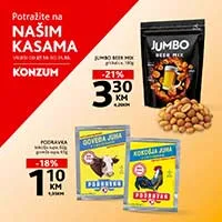 KONZUM i MERCATOR Akcija Top prodaja na kasama sniženja