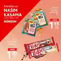 Konzum i Mercator akcija: Sniženja na kasama važe do 01.04.2026