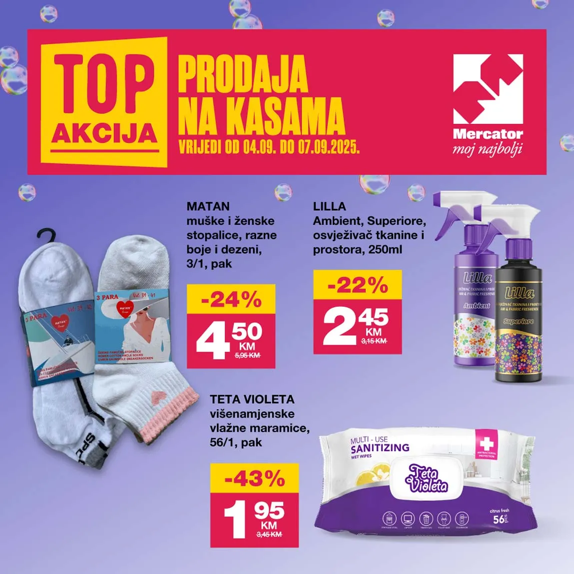 konzum sniženja na kasama