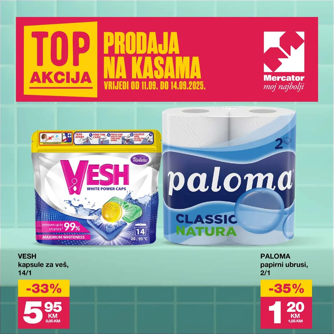 konzum sniženja na kasama