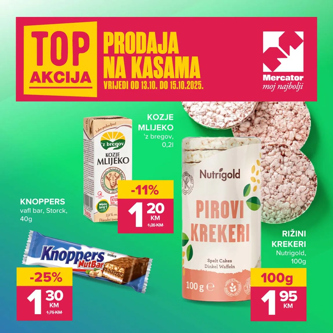 konzum sniženja na kasama