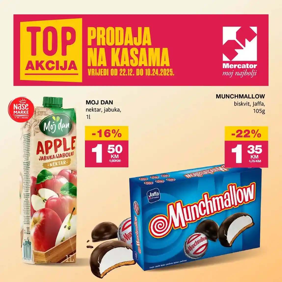 konzum sniženja na kasama