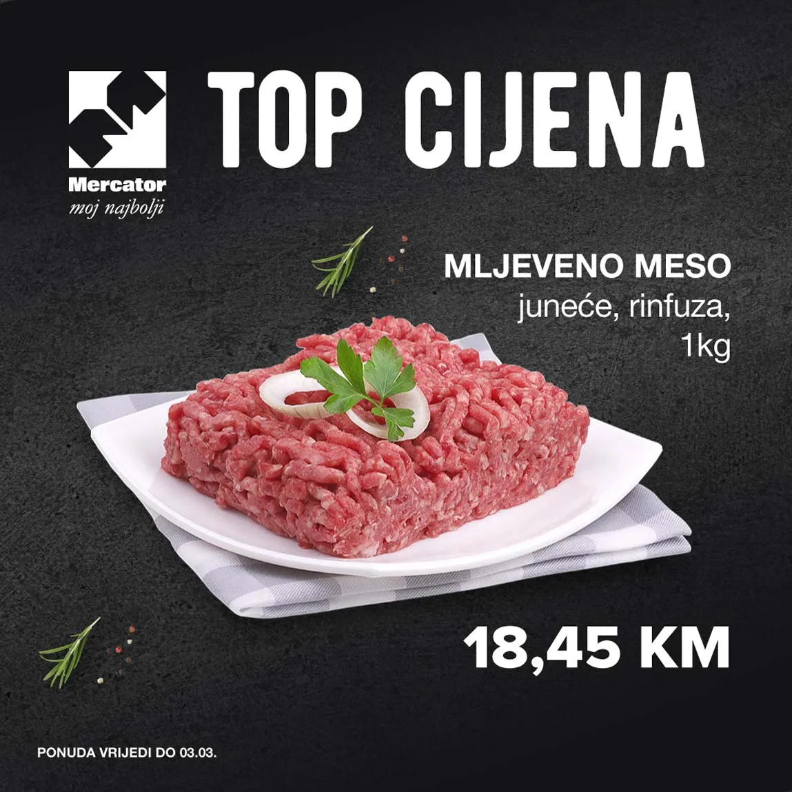 MERCATOR akcija TOP CIJENA sniženja do 03.03.2025. Sve akcije Mercatora na jednom mjestu!