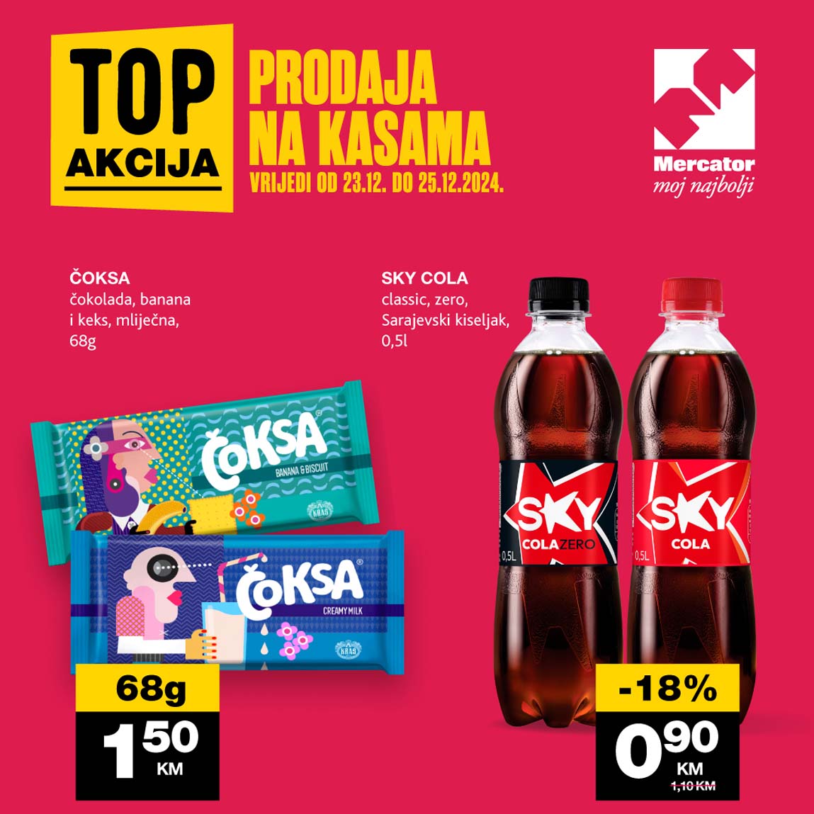 konzum sniženja na kasama