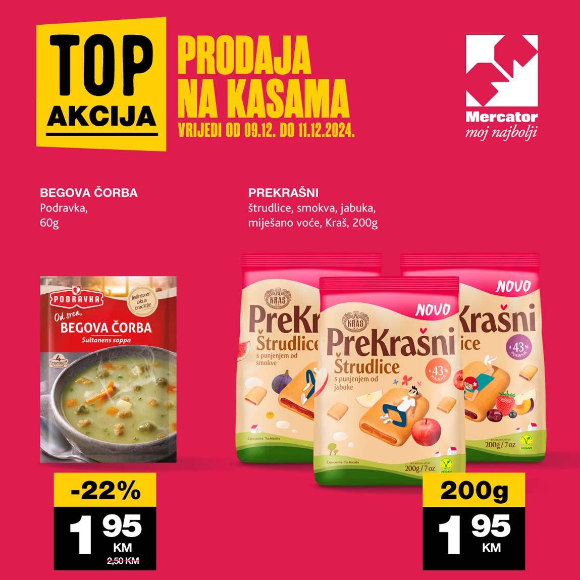 konzum sniženja na kasama