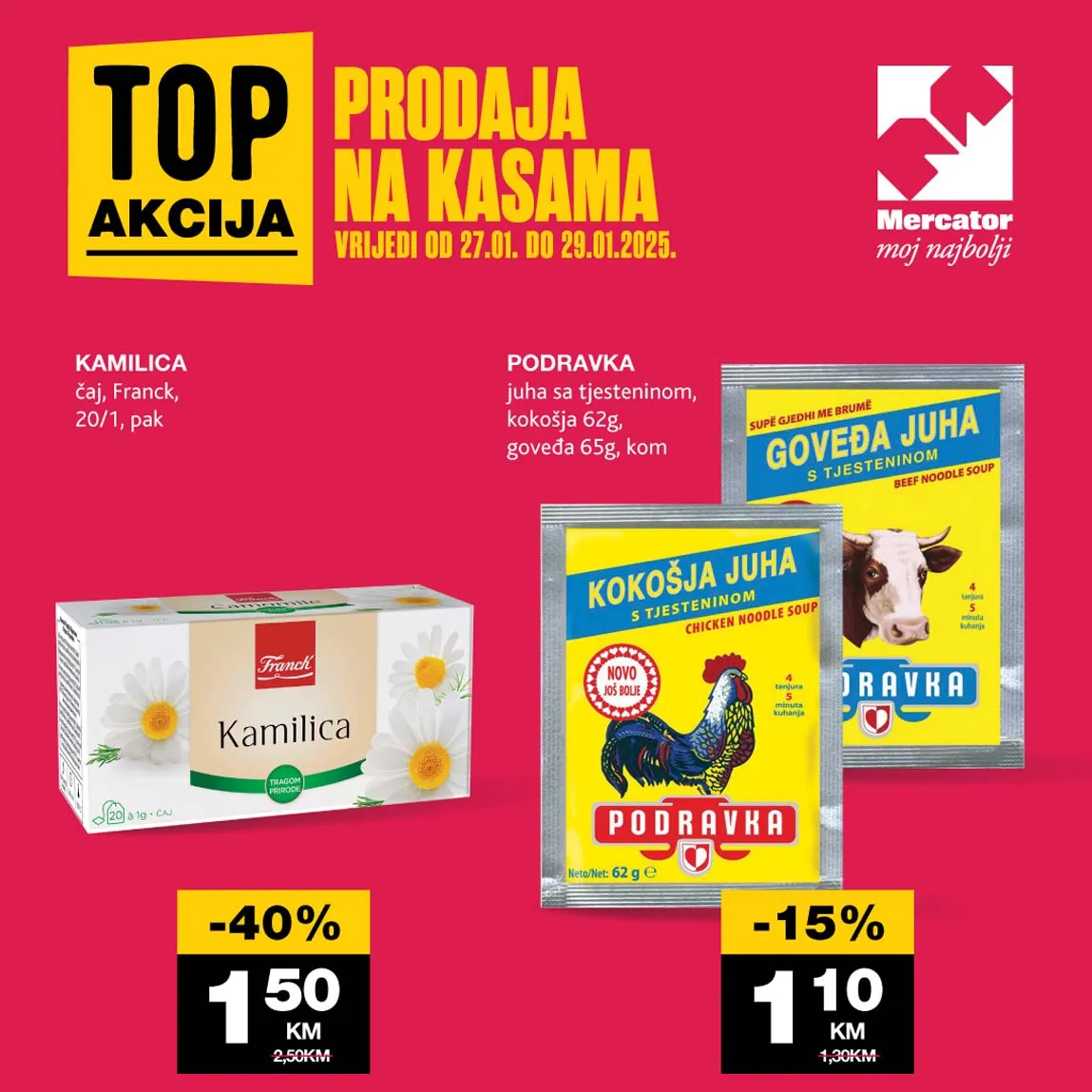 konzum sniženja na kasama