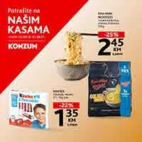 KONZUM i MERCATOR Akcija Top prodaja na kasama sniženja do 26.11.2025.