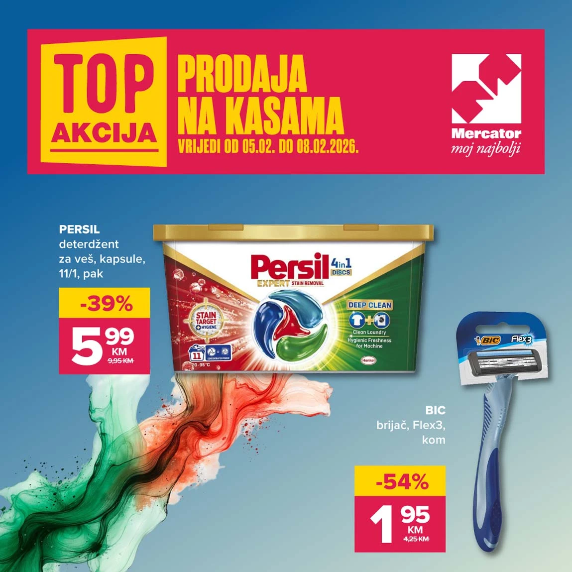 konzum sniženja na kasama