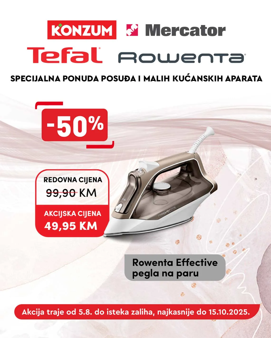 Rowenta Easy Steam – snižen sa 299 KM na 149,50 KM