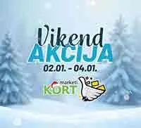 Kort vikend akcija – sniženja i popusti do 04. januara 2026