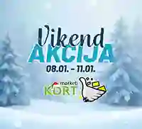 Kort vikend akcija – sniženja i popusti do 11. januara 2026
