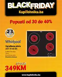 KUPITEHNIKU akcija BLACK FRIDAY na Whirlpool pećnice i ploče