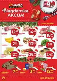 Namex Blagdanska akcija – sniženja do 27. decembra 2025.