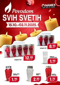 NAMEX akcija "Povodom Svih Svetih" sniženja do 03.11.2025.