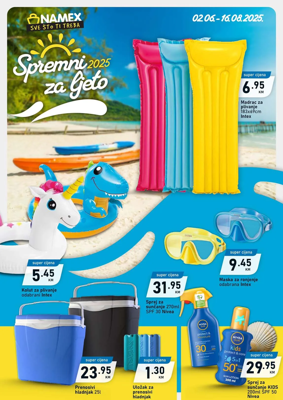 NAMEX akcija SPREMNI ZA LJETO Katalog sniženja do 16.08.2025