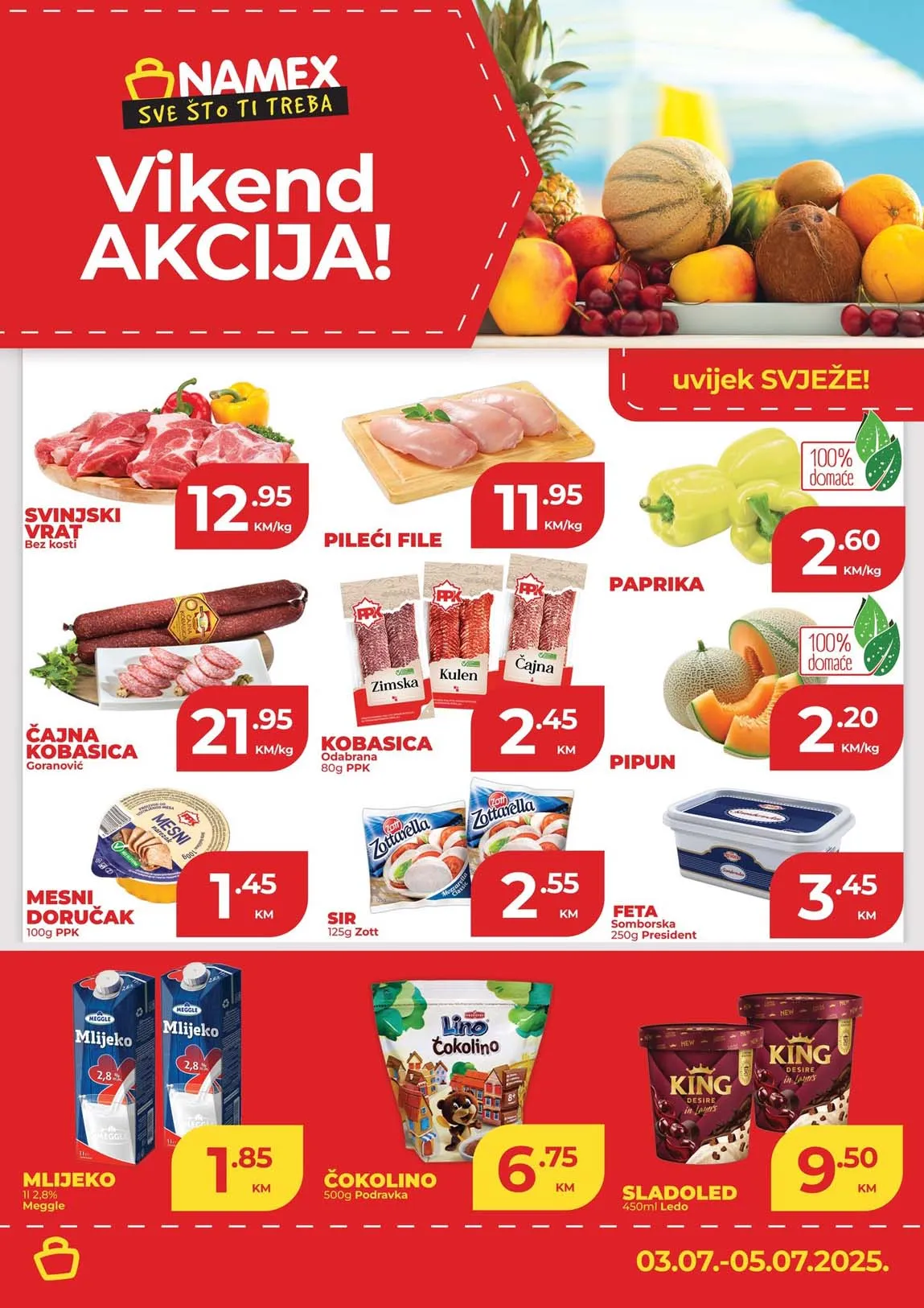 Namex Vikend akcija Sva sniženja na jednom mjestu