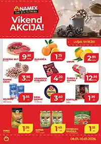 Namex vikend akcija – sniženja do 10. januar 2026.