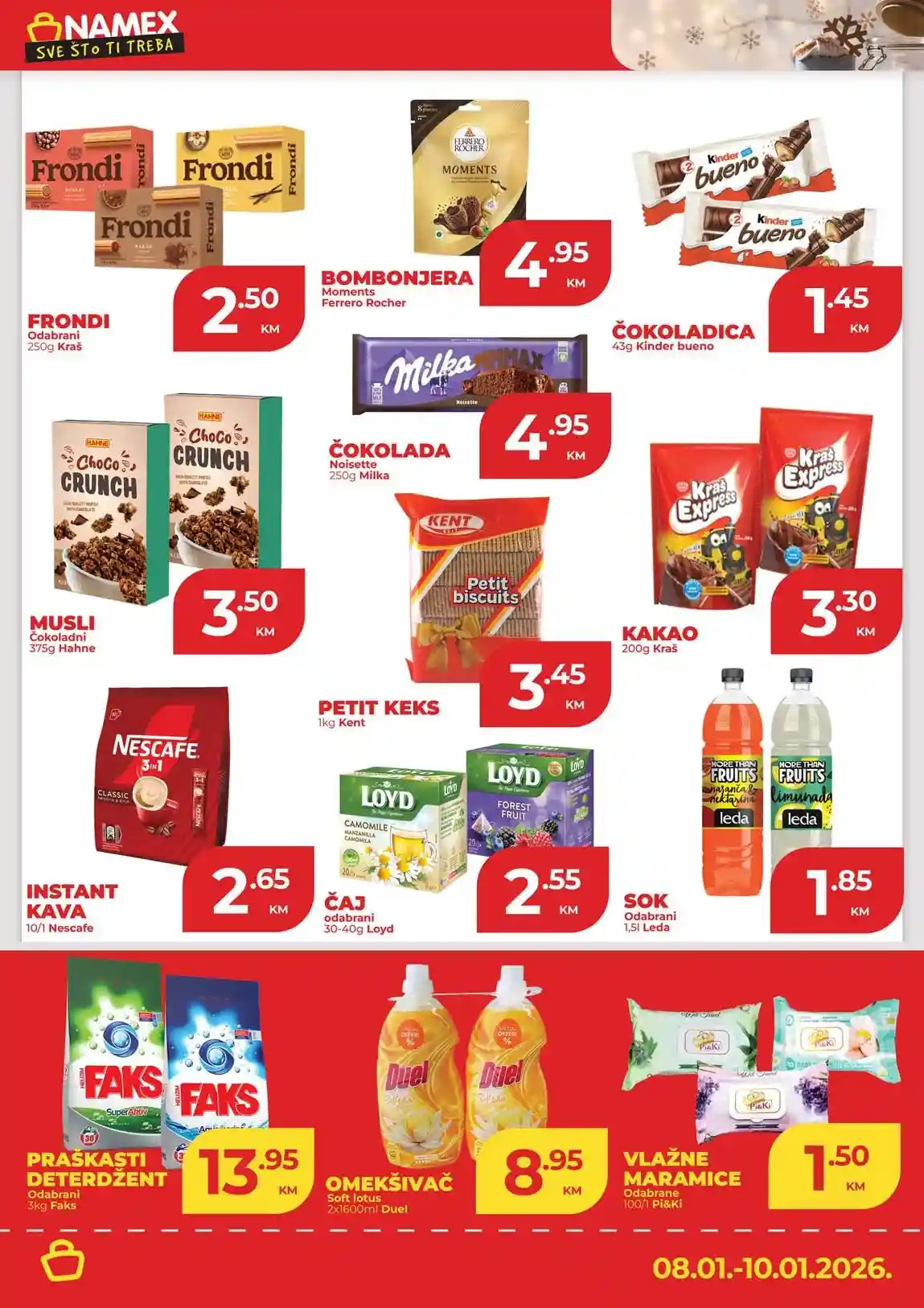 Namex Vikend akcija sniženja Namex Vikend akcija Sva sniženja na jednom mjestu