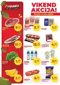 Namex vikend akcija – Sniženja do 11.04.2026