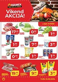 NAMEX Vikend akcija sniženja do 13.09.2025.