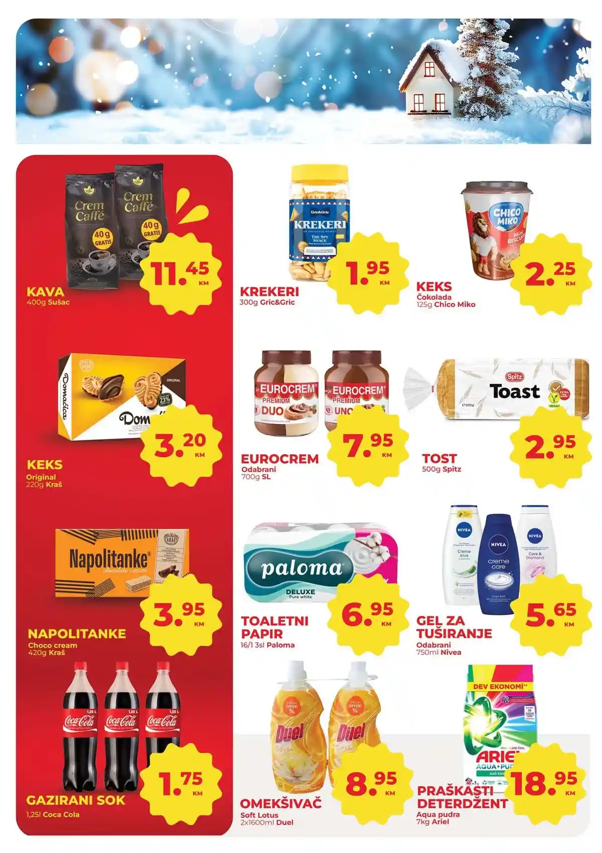 Namex vikend akcija katalog strana 2 velika sniženja Bosna i Hercegovina februar 2026