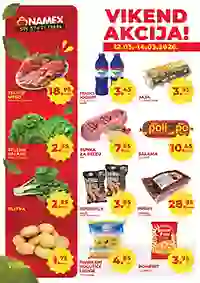 Namex vikend akcija – Sniženja do 14.03.2026