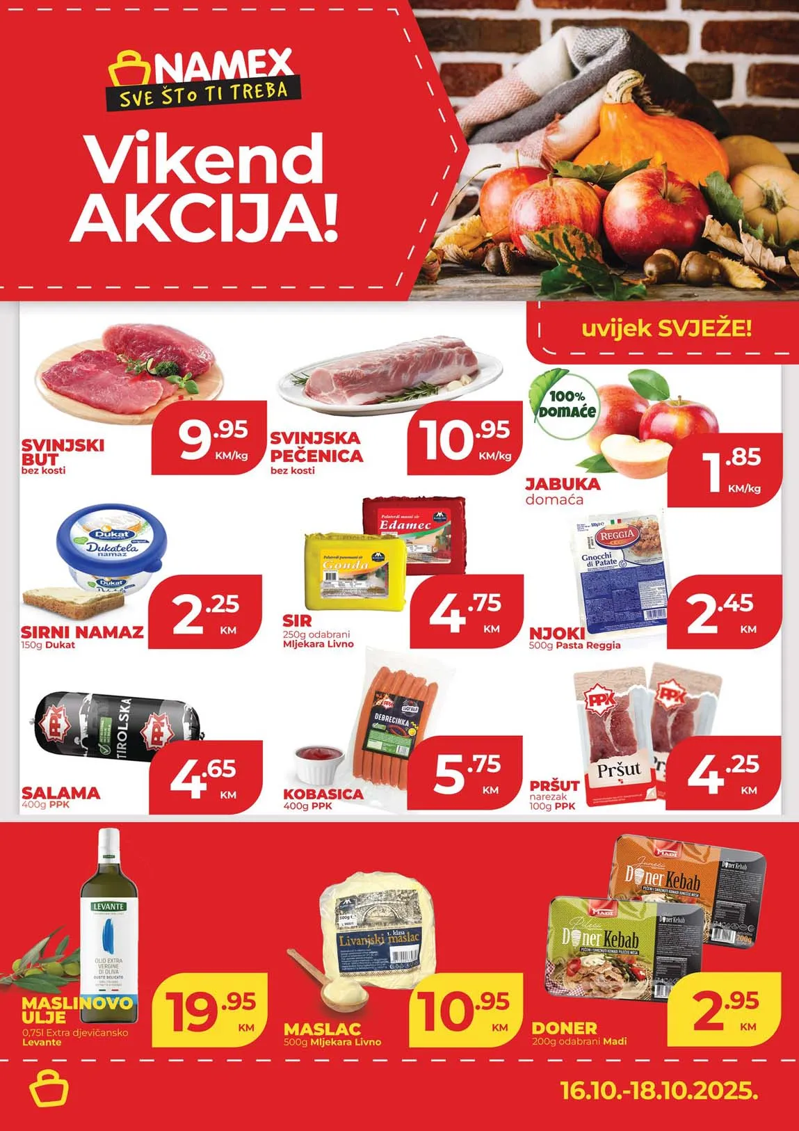 Namex Vikend akcija Sva sniženja na jednom mjestu