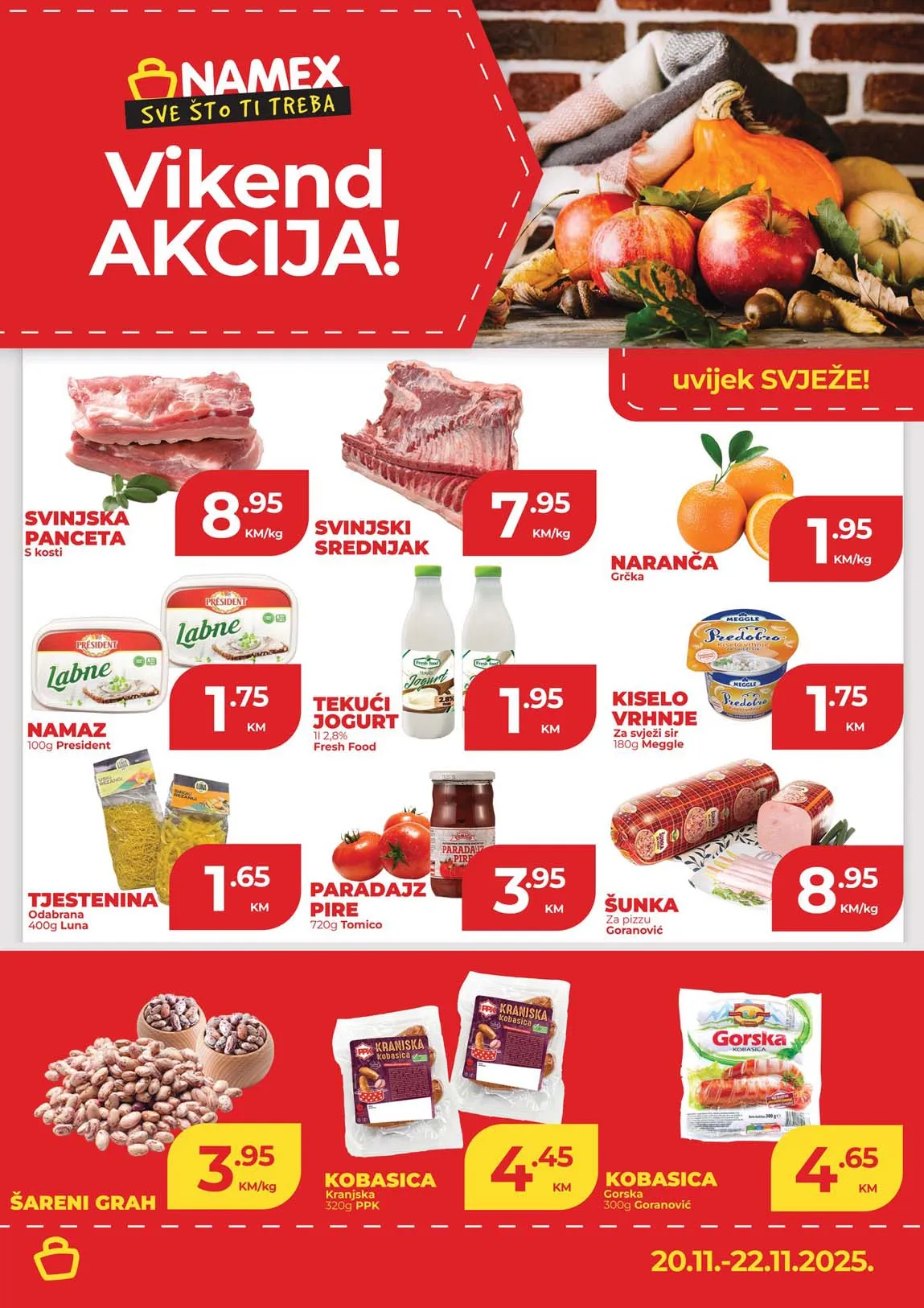 Namex Vikend akcija Sva sniženja na jednom mjestu