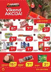 NAMEX Vikend akcija sniženja do 29.11.2025