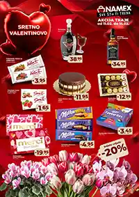 Namex Valentinovo 🔥 Romantična akcija i sniženja do 15. februara 2026. – Najbolje ponude za Dan zaljubljenih